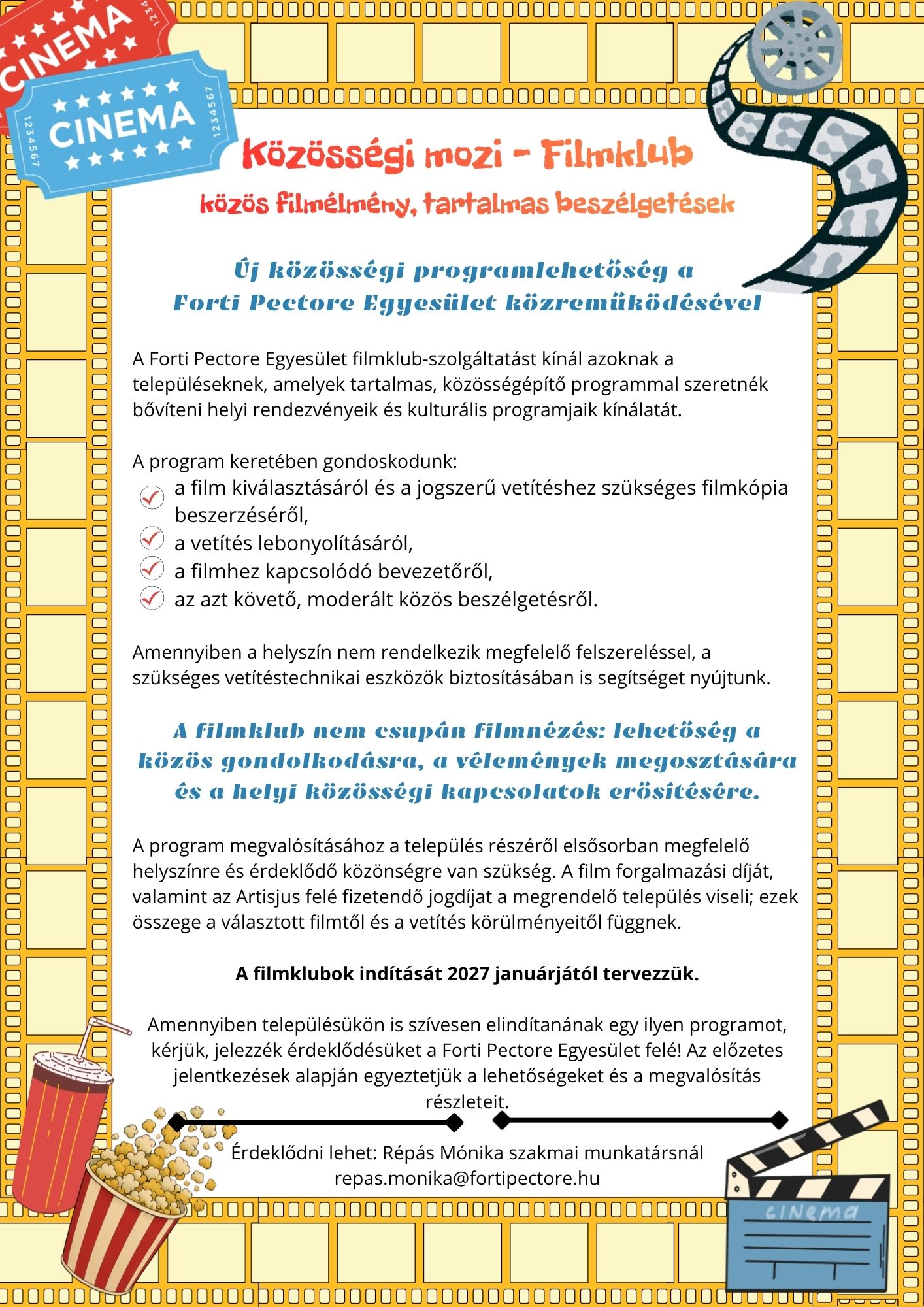 Közösségi filmezős esték